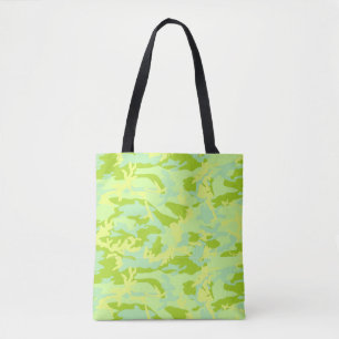 SpringTime Camo Pattern Tote Bag