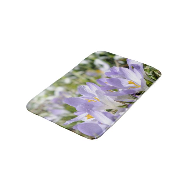 Springtime Crocuses Bathmat (Angled)