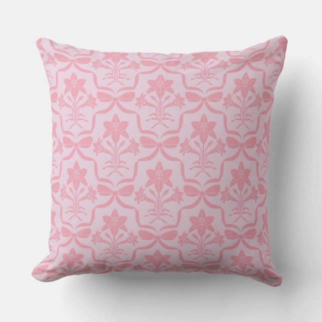 Springtime Damask Cushion (Front)