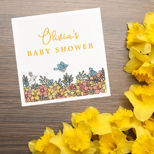 Springtime Easter Baby Shower Napkin