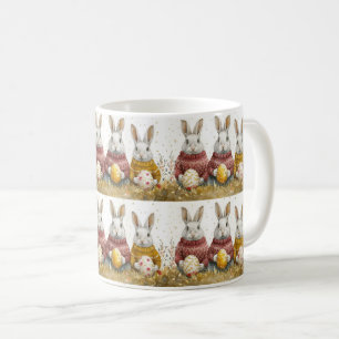 Springtime Egg Bouquet: Colourful Celebration Coffee Mug