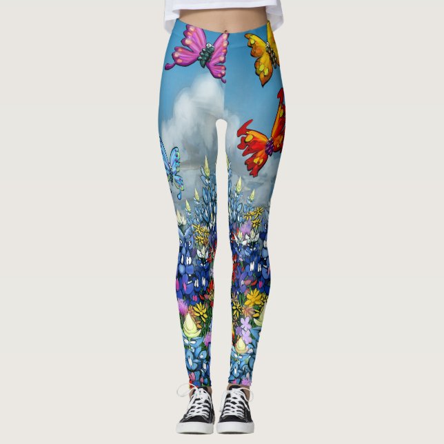 Springtime Fashion Leggings (Front)