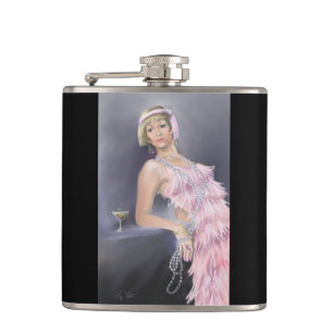 Springtime Flapper Flask