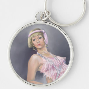 Springtime Flapper Keychain