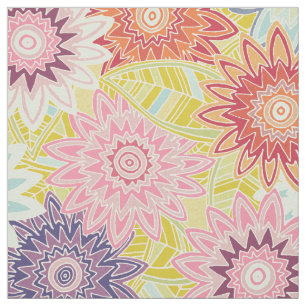 springtime flowers fabric