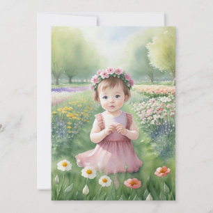 Springtime Flowers Thank You Card