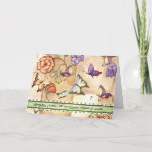 Springtime Flutters - Greeting Card