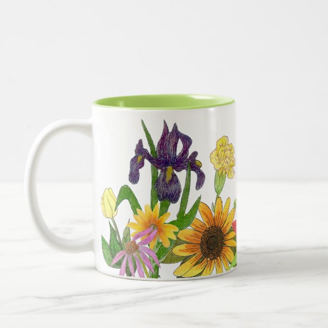 Springtime Garden mug (Left)