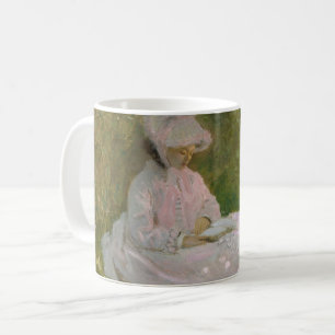 Springtime, Impressionist Portrait, Claude Monet Coffee Mug