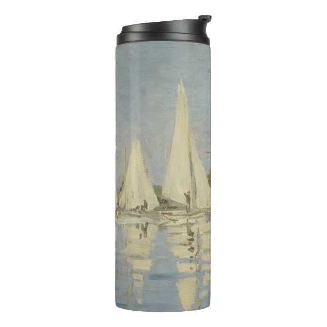 Springtime, Impressionist Portrait, Claude Monet Thermal Tumbler (Rotated Left)