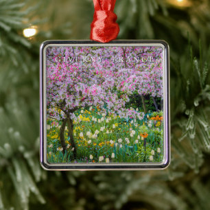 Springtime in Claude Monet's Garden Metal Tree Decoration