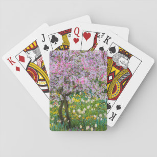 Springtime in Claude Monet's garden Playing Cards