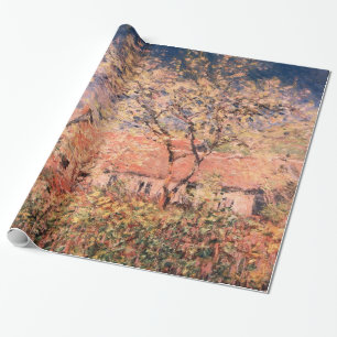 Springtime in Giverny by Claude Monet Wrapping Paper