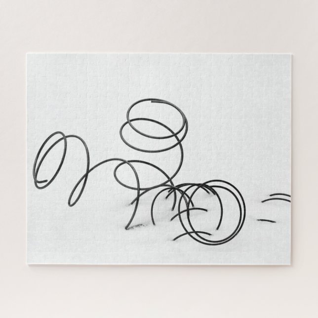 Springtime In March Abstract Art Jigsaw Puzzle (Horizontal)
