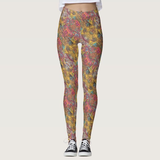 Springtime in the Desert Leggings (Front)