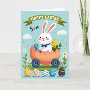 Springtime Joy Bunny Card