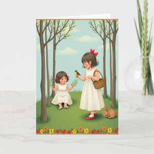 Springtime Joy Kids Nature Card
