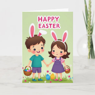 Springtime Kids Celebration Card