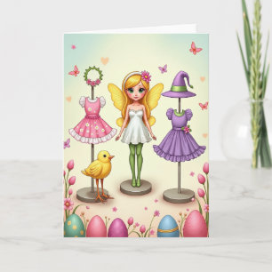 Springtime Magic Maiden Card