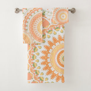 Springtime Mandalas Bath Towel Set