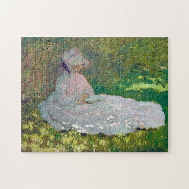Springtime, Monet Jigsaw Puzzle (Horizontal)
