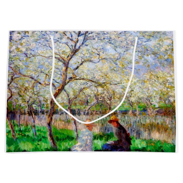 Springtime, Monet Large Gift Bag (Front)