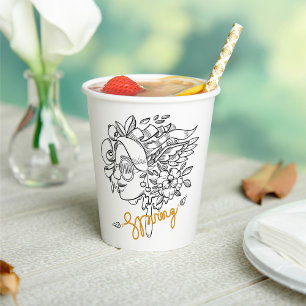 Springtime Paper Cups