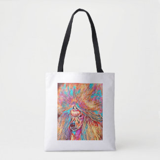 Springtime Poodle Tote Bag