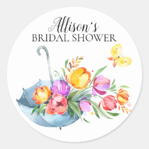 Springtime Tulips Bridal Shower Envelope Seal