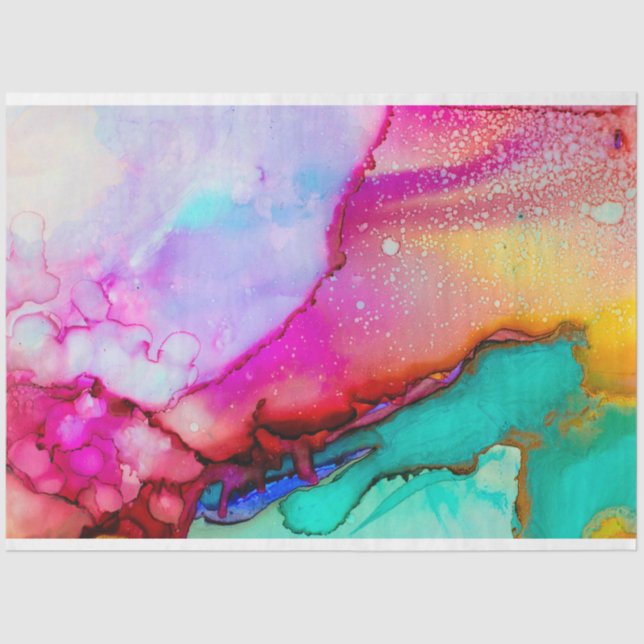 springtime water colour tissue paper (Front)