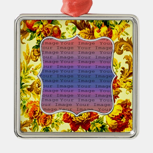 Springtime Wedding Ornament (Front)