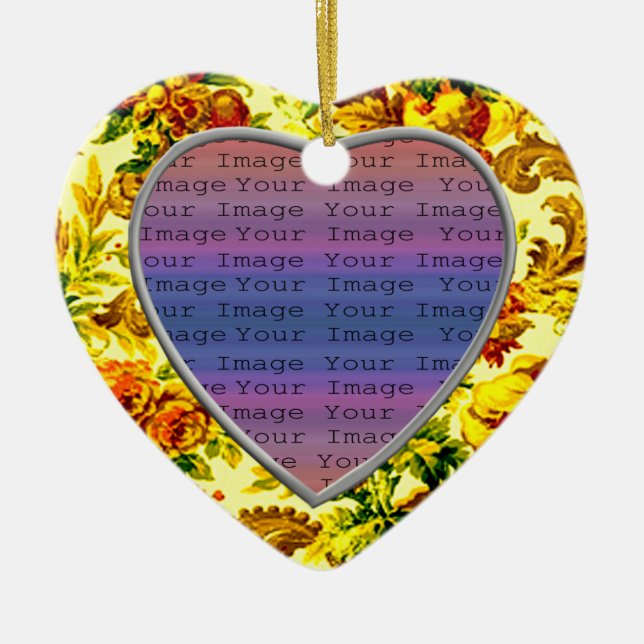 Springtime Wedding Ornament (Front)