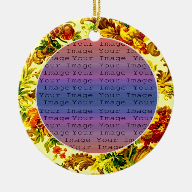 Springtime Wedding Ornament (Front)