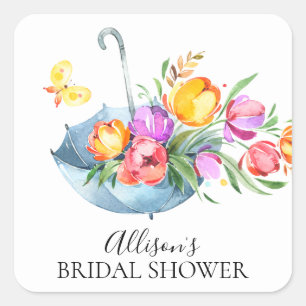 SpringtimeTulips Bridal Shower  Envelope Seal