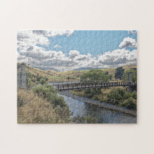 Springvale Suspension Bridge, New Zealand Jigsaw Puzzle