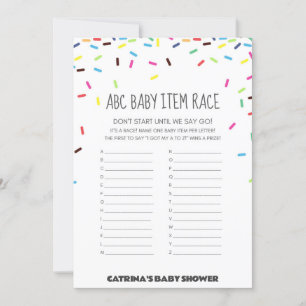 Sprinkle Baby Shower - Editable Name, 5x7 Invitation