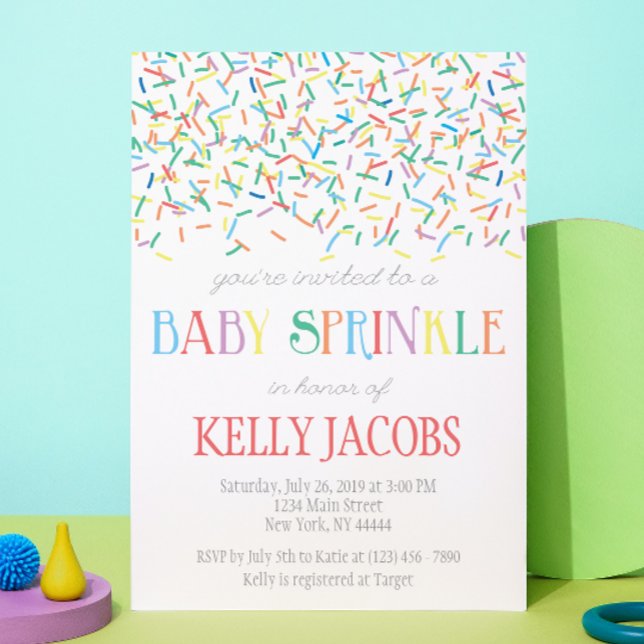 Sprinkle Baby Shower Invitation (Creator Uploaded)