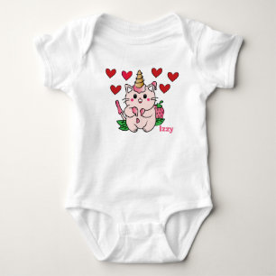 Sprinkle cat baby bodysuit