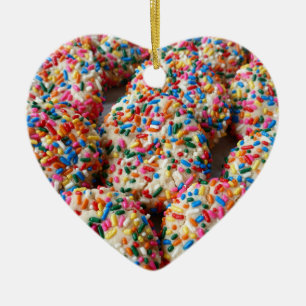 Sprinkle Cookies Fun Baking Photography Ceramic Tree Decoration
