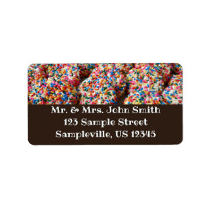 Sprinkle Cookies Fun Baking Photography Label
