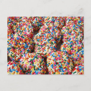 Sprinkle Cookies Fun Baking Photography Postcard