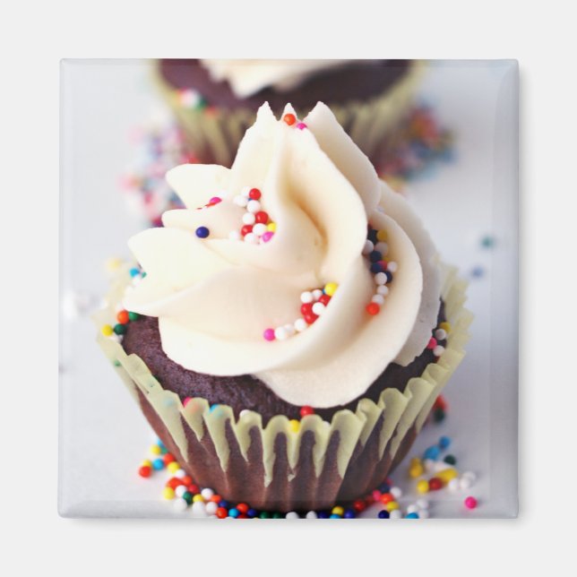 Sprinkle Cupcakes Magnet (Front)