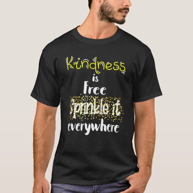 Sprinkle Kind Orange Kindness Day Anti Bullying &  T-Shirt (Front)