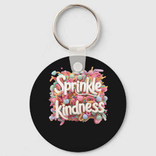 Sprinkle Kindness - 3d - Kindness S Sticker Key Ring
