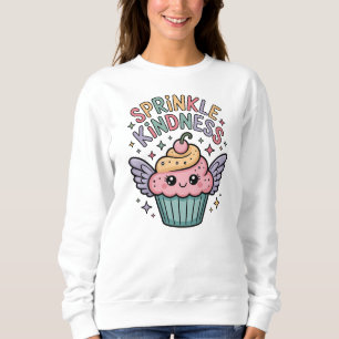 Sprinkle Kindness Cupcake Sweatshirt