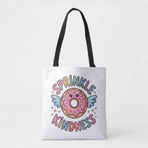 Sprinkle Kindness Donut Tote Bag