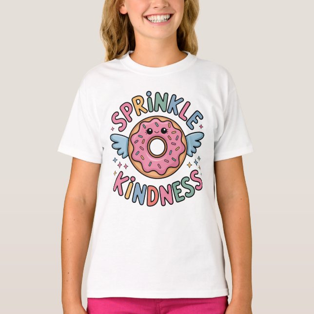 Sprinkle Kindness | Doughnut Kids T-Shirt (Front)