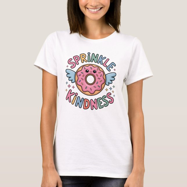 Sprinkle Kindness | Doughnut Women's T-Shirt (Front)