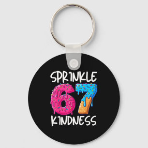 Sprinkle Kindness Family Matching Doughnut Ice-cre Key Ring