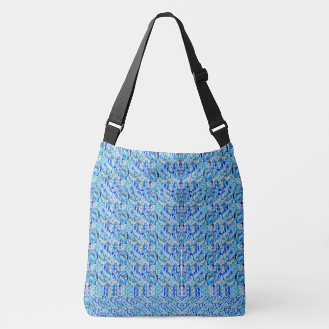Sprinkle Me Blue Crossbody Bag (Front)